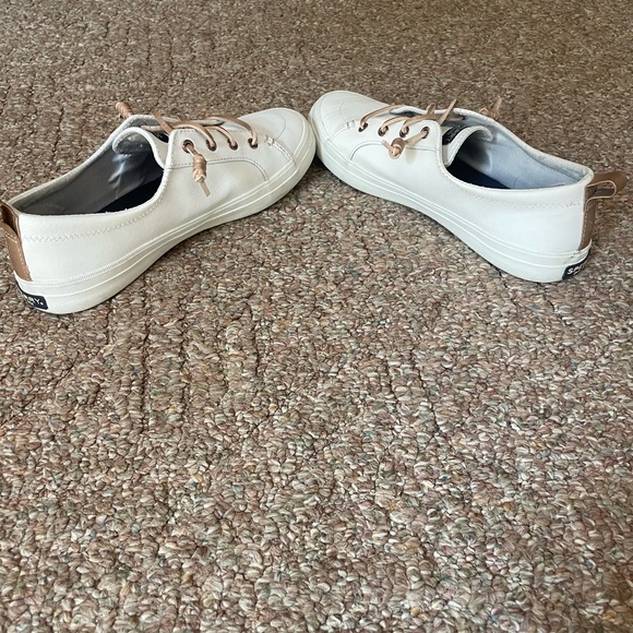 Sperry Crest Vibe Leather Sneaker Womens Sz 8 - Picture 6 of 8